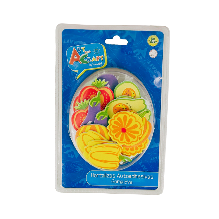 Stickers Figura Goma Eva Hortalizas Autoadhesivas1