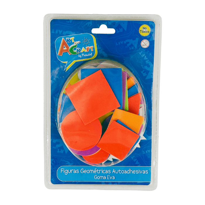 Stickers Figuras Geometricas Autoadh Goma Eva 60Uni1