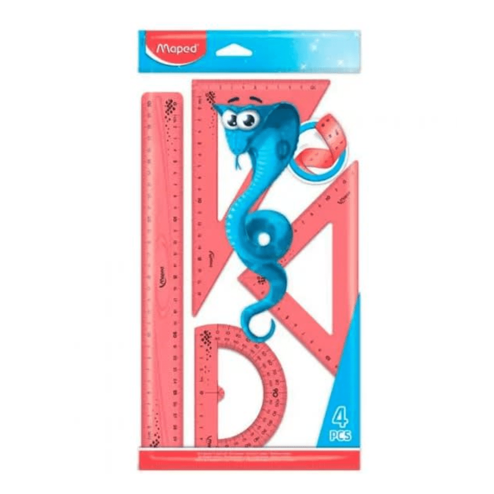 Set Geometria (Reglas) Flexible 30Cm1