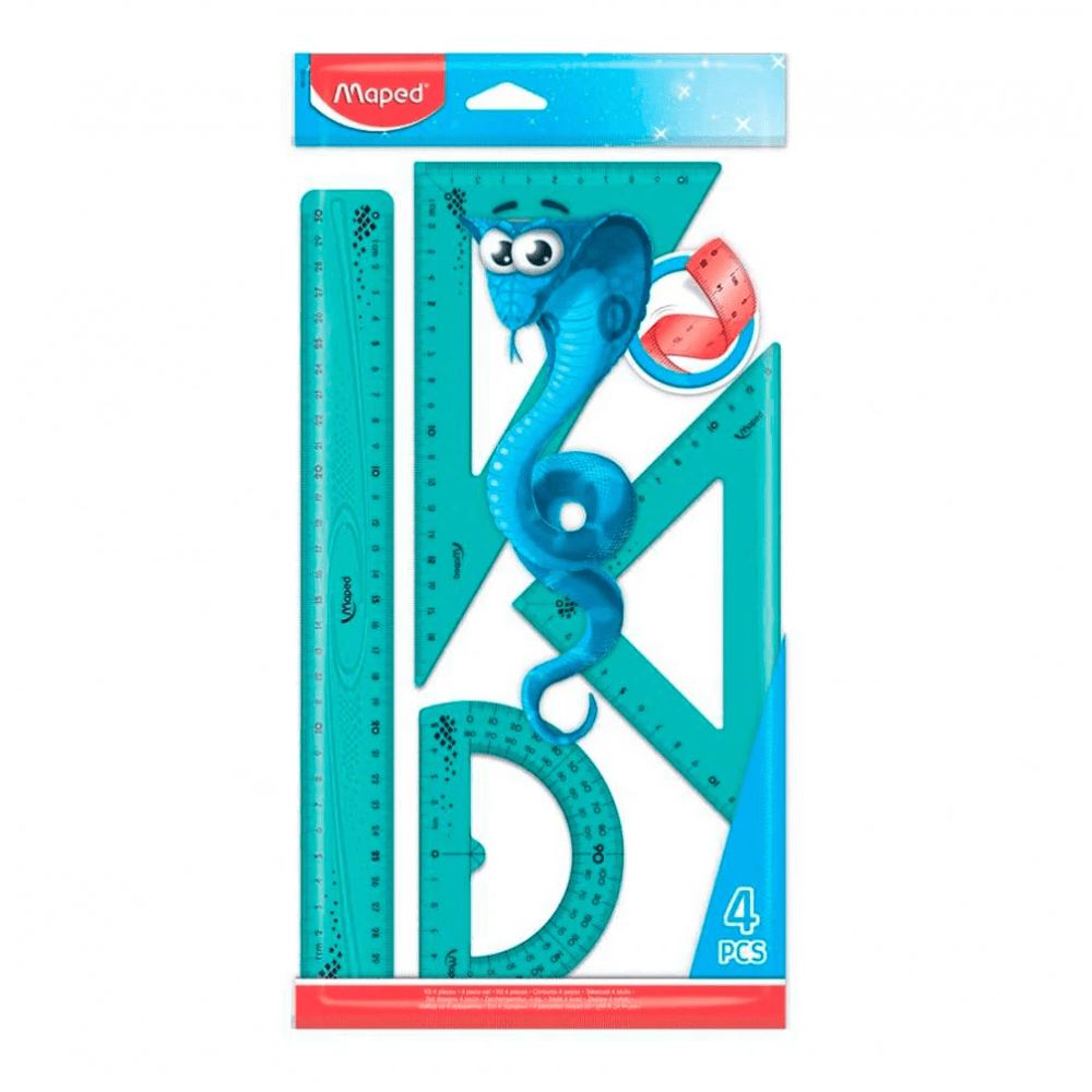 Set Geometria (Reglas) Flexible 30Cm2
