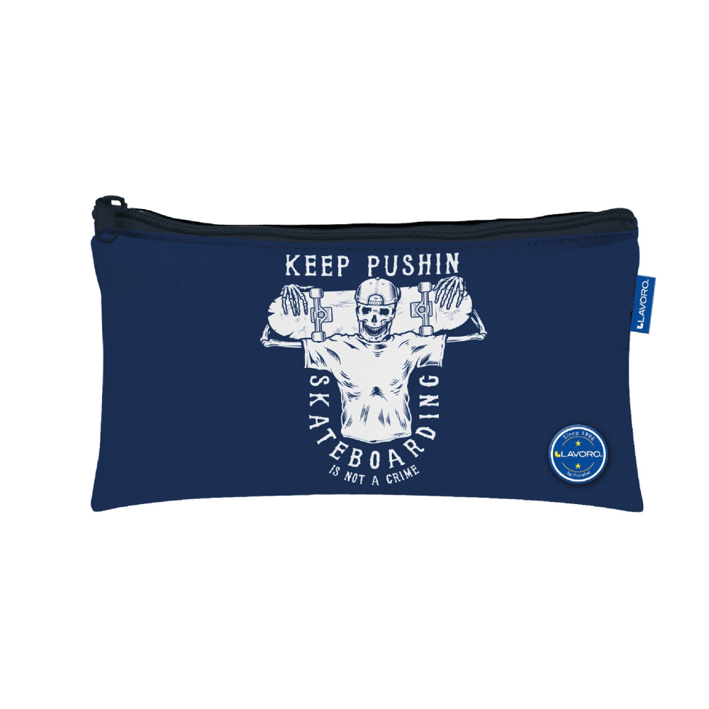 Estuche Escolar Flat Niño 4 Dis Dif Lavoro1