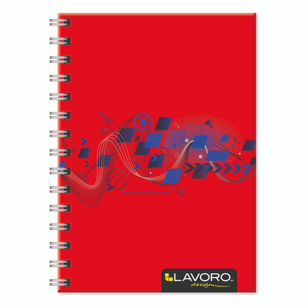 Cuaderno pocket Varon doble espiral 5mm 100hjs 10.5x1.5x15cm Lavoro2
