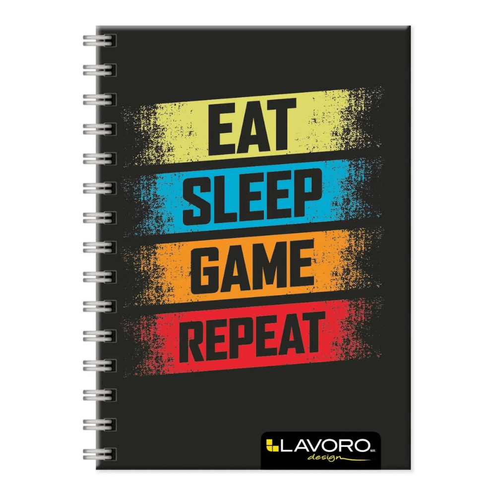 Cuaderno pocket Varon doble espiral 5mm 100hjs 10.5x1.5x15cm Lavoro4