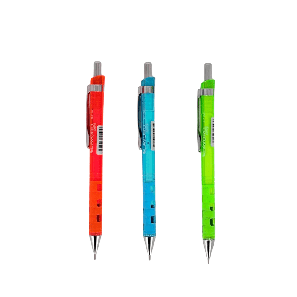 Portaminas 0.7mm 3Col c/Grip Lavoro1