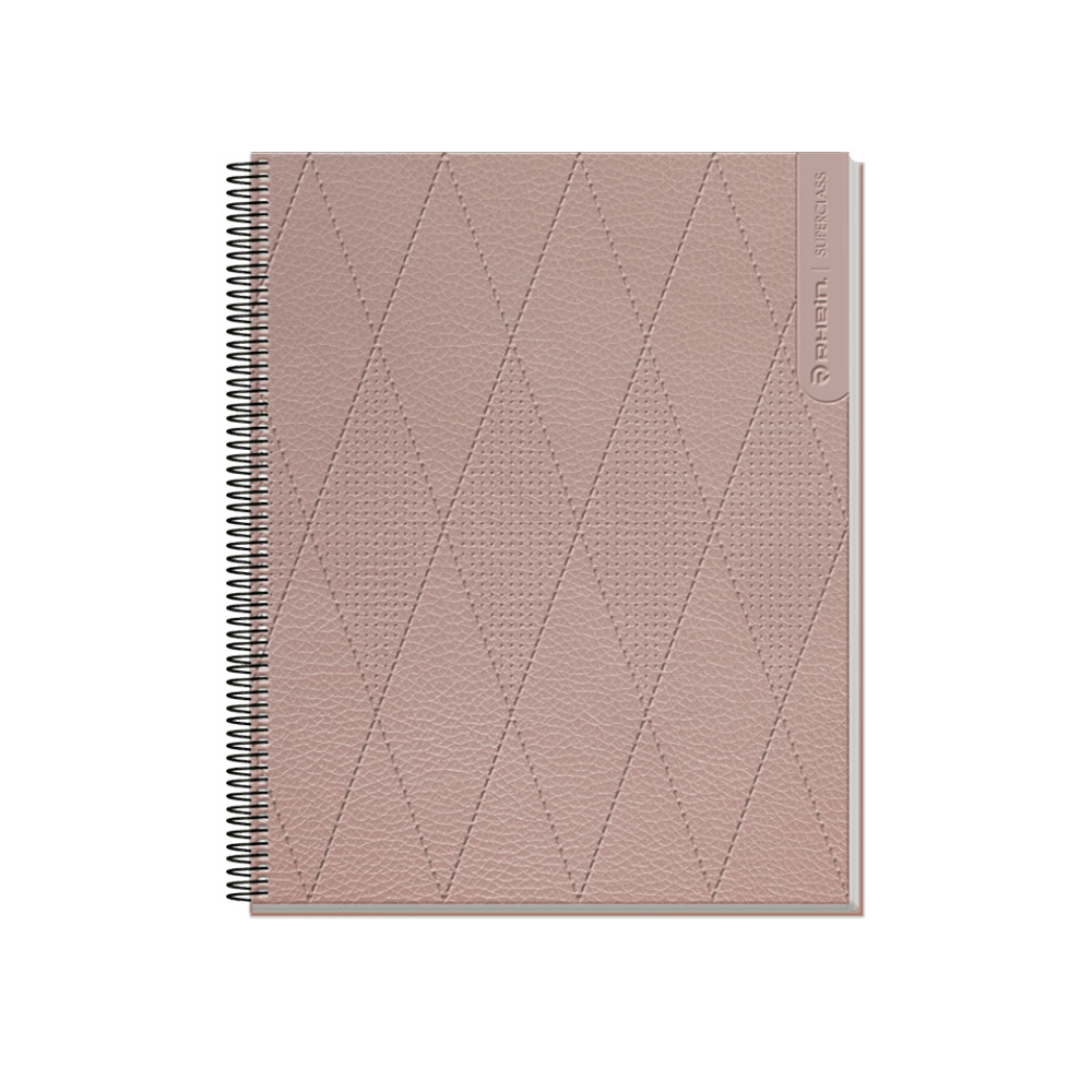 Cuaderno Cuarta 17x21cm 5mm Puntos Super Class Leather Rhein3