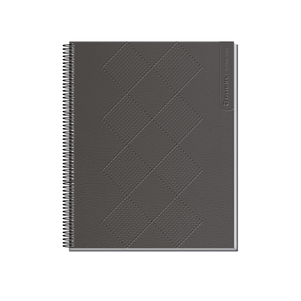 Cuaderno Cuarta 17x21cm 5mm Puntos Super Class Leather Rhein1
