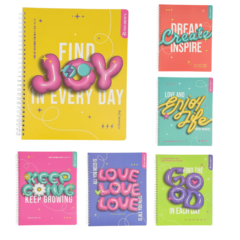 Cuaderno universitario 7mm 100hj Bubbles Rhein1