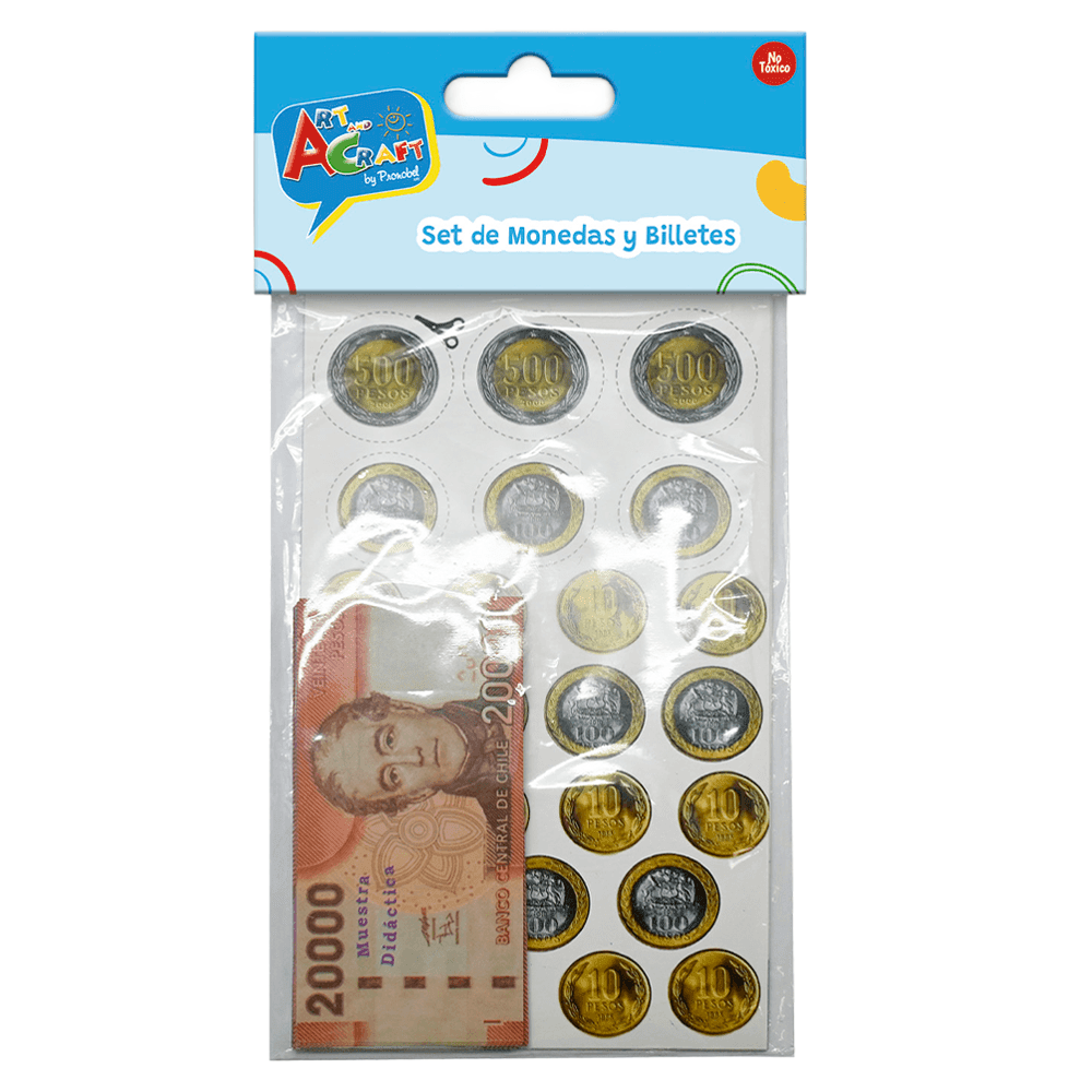 Set Billetes y monedas Art&Craft1