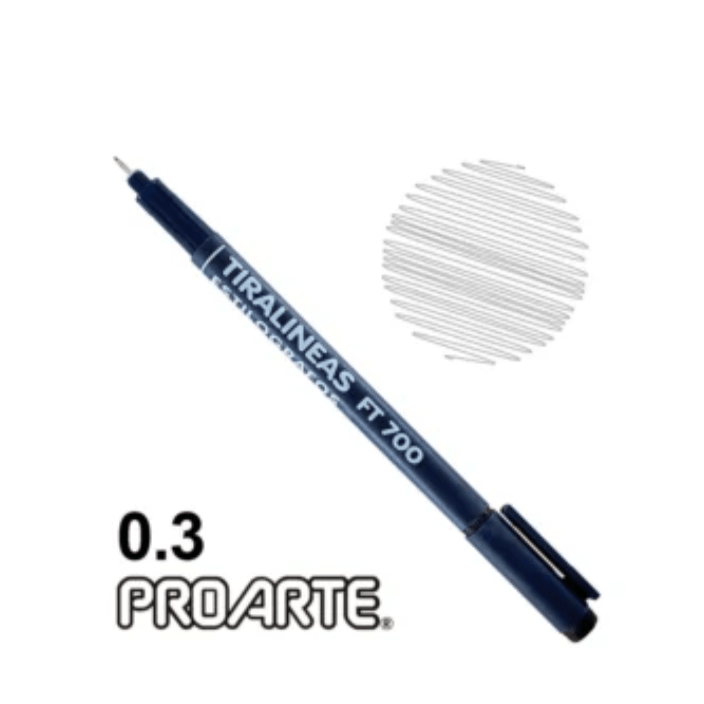 Tiralineas Negro Proarte2
