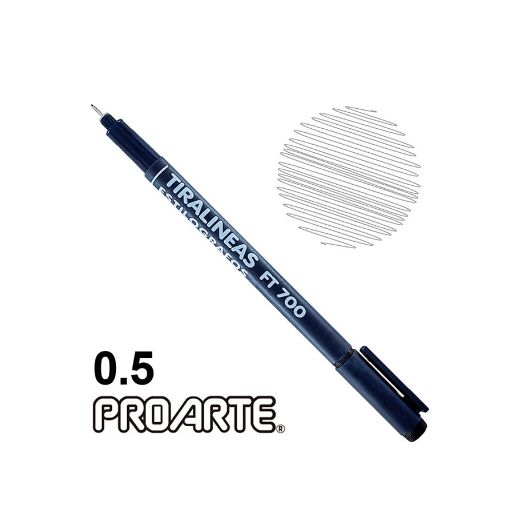 Tiralineas Negro Proarte3