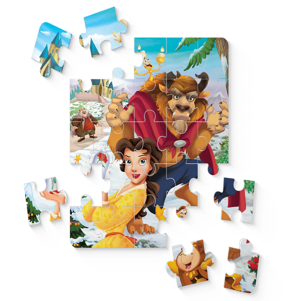 Cuento + Puzzle 30Pza La Bella Y La Bestia Mundicrom2