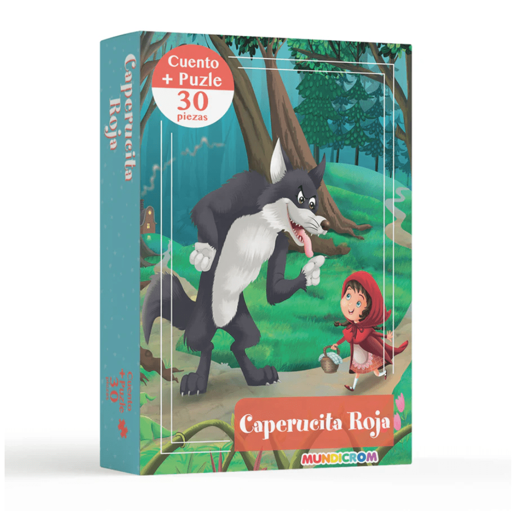 Cuento + Puzzle 30Pza Caperucita Roja Mundicrom1