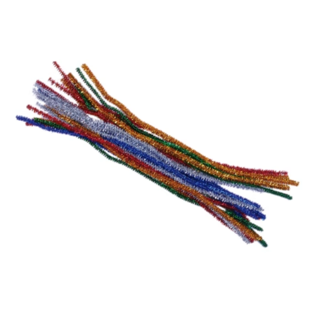 Varilla Chenille/limpiapipas 25un metalizada Adix1