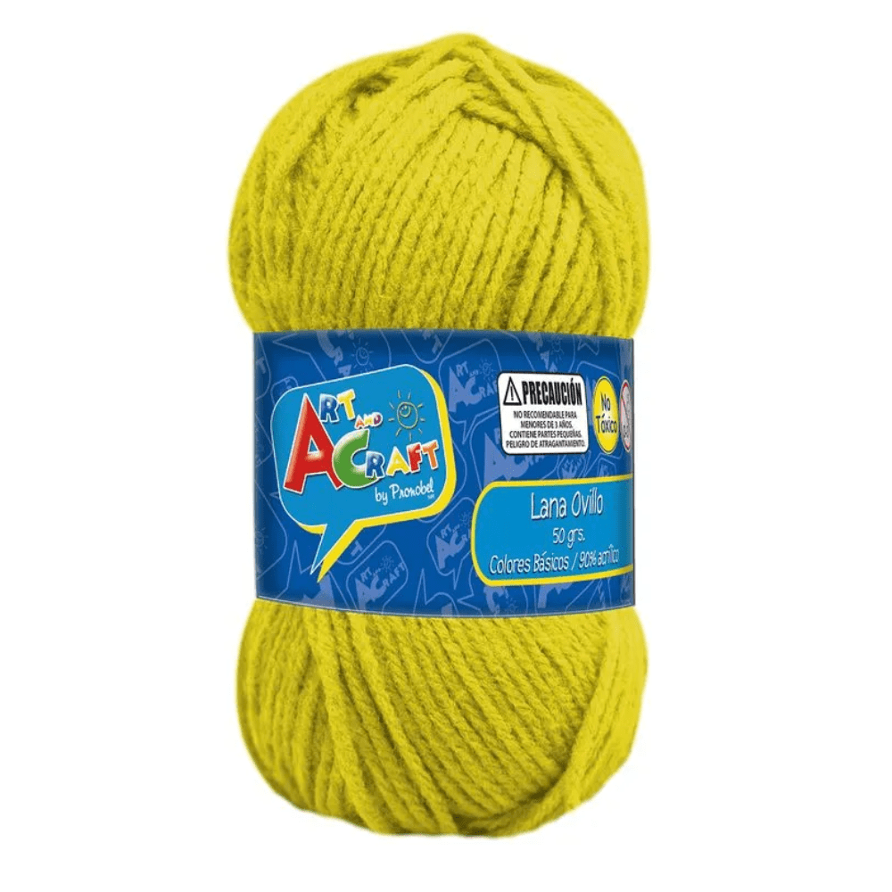 1 Unidad Ovillo Lana 50Grs Colores Basicos3