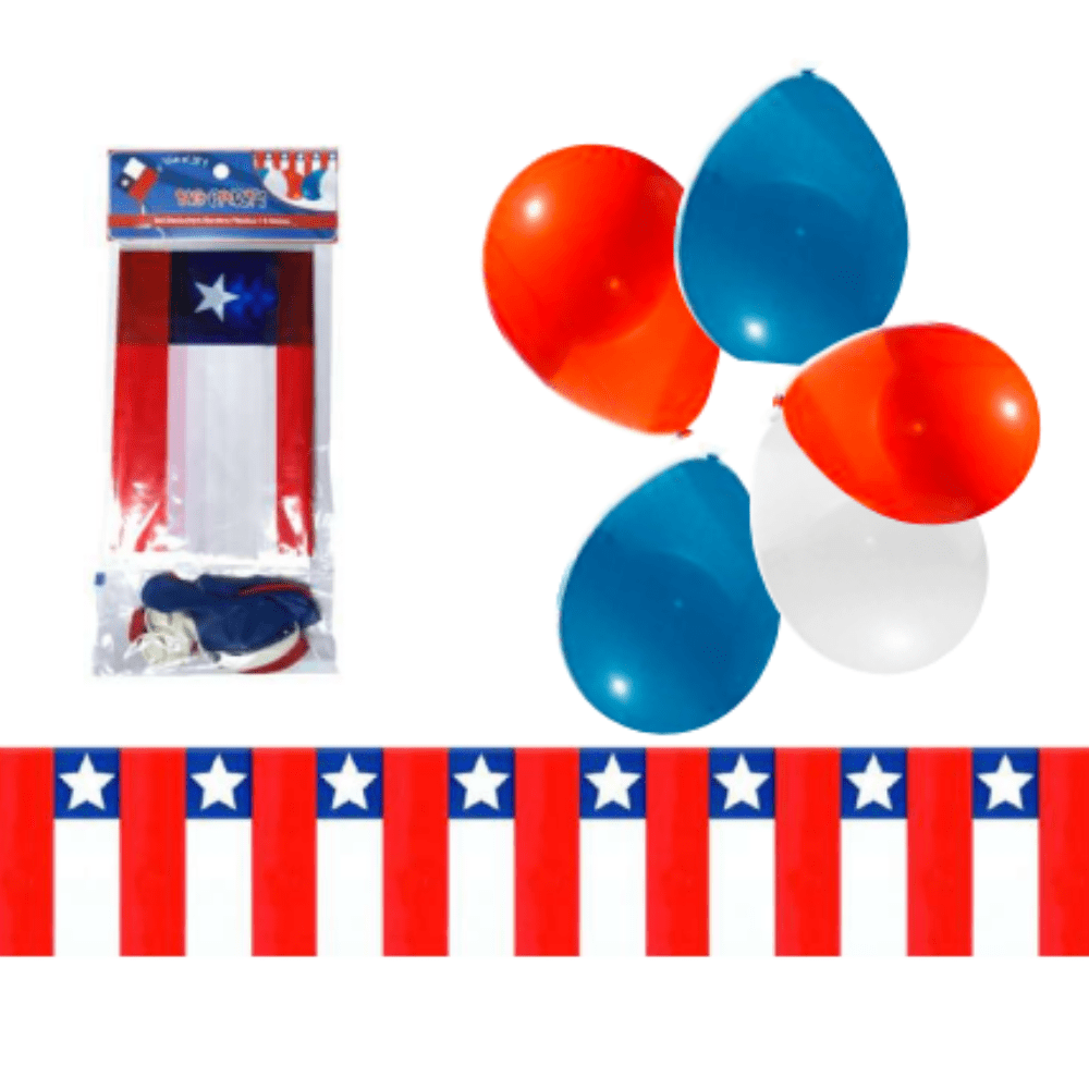 Bandera Plastica 10Mt + 9 Globos1