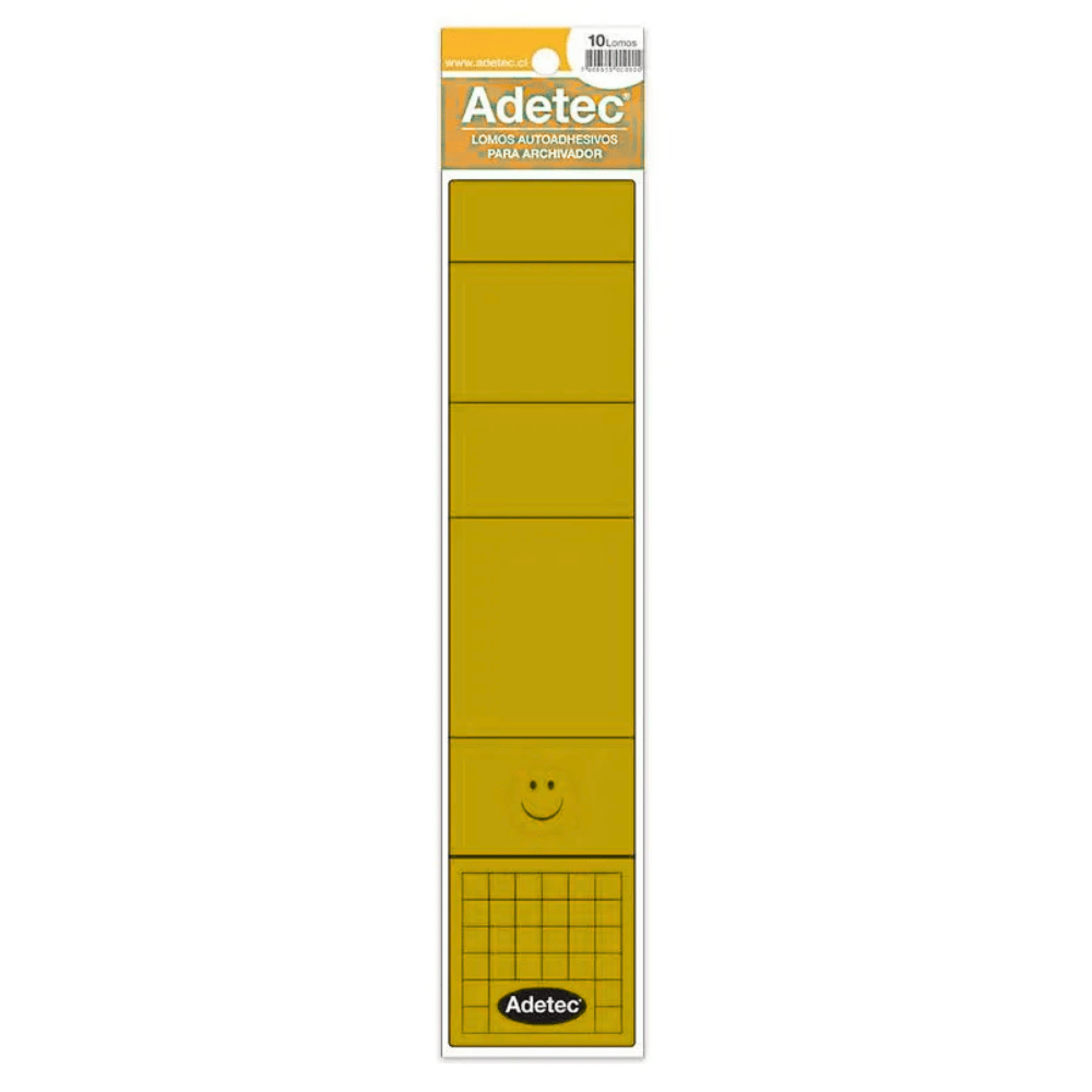 Lomo Archivador Adhesivo Ancho Beige Adetec1