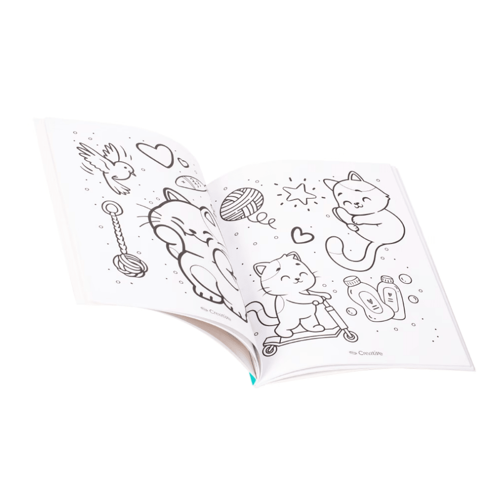 Libro para Colorear Cat Lover Kawai Adix1