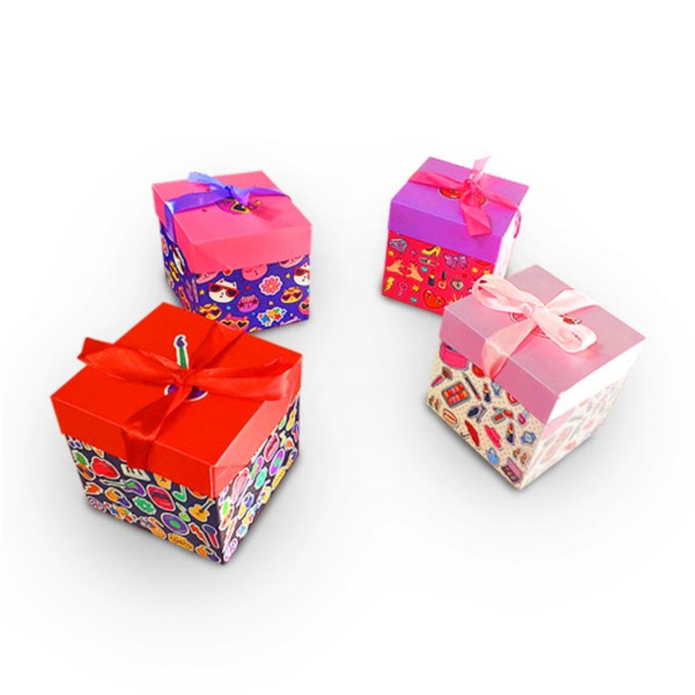 Caja Plegable Chica Teen 10x10cm Feco1