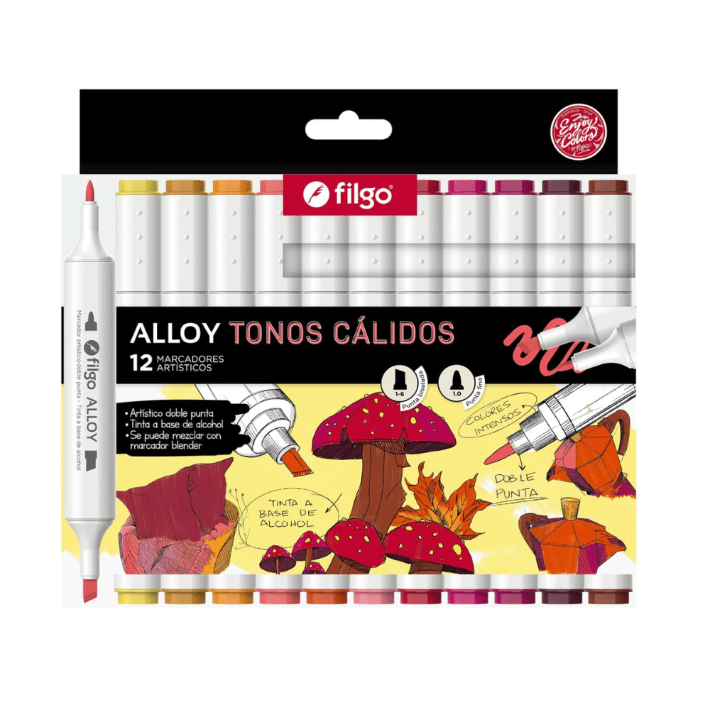 Marcador Alloy 12Un Doble punta7