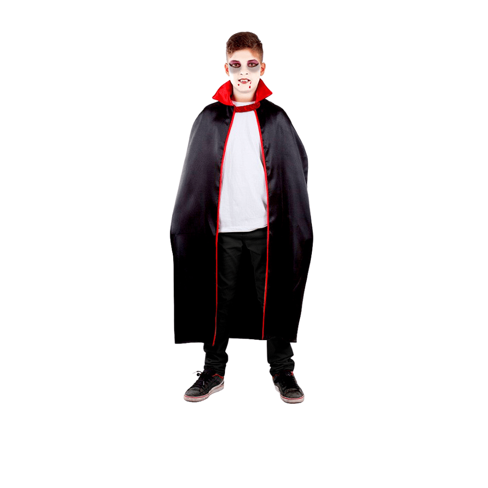 Capa Vampiro Cuello Rojo 140Cm1