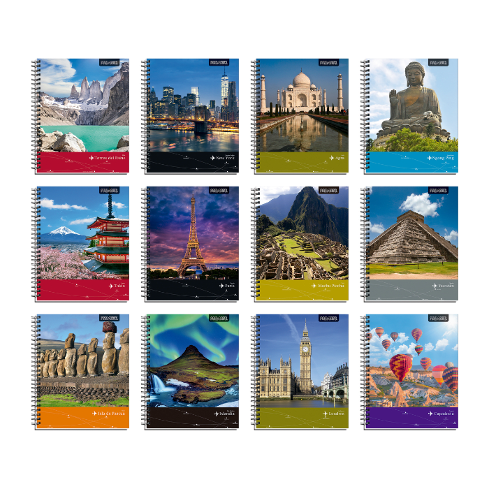 Cuaderno Universitario 7Mm 100Hj Tapa Dura People Place1