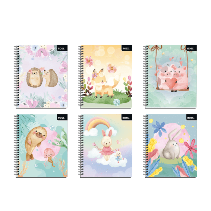 Cuaderno Universitario 7Mm 100Hj Tapa Simple Ni¤a2