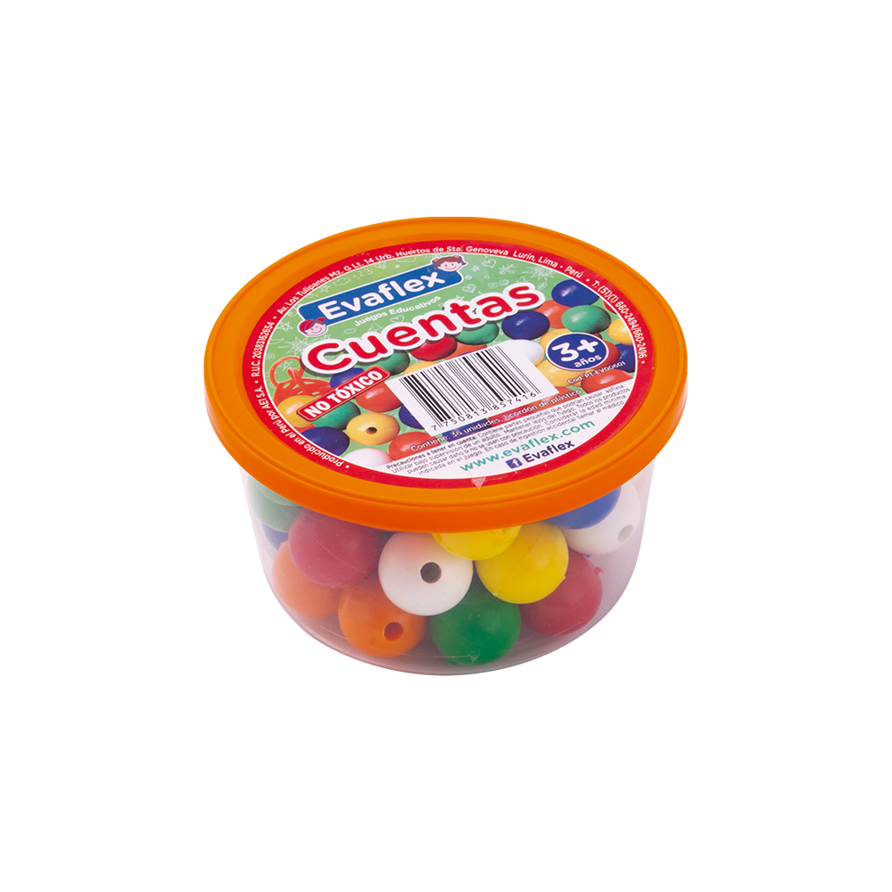 Cuentas Set 36 unidades + 1 Cordon Plast (601)1