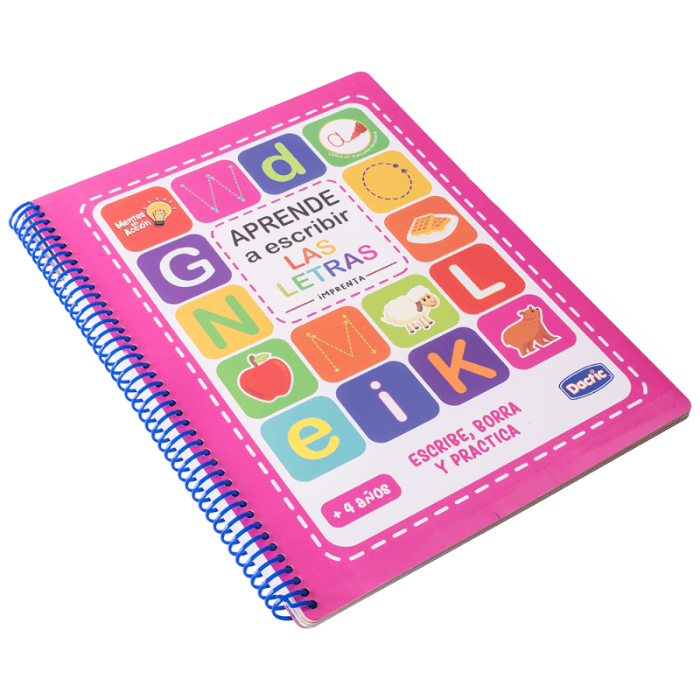Libro Aprendo A Escribir Borrable Las Letras2