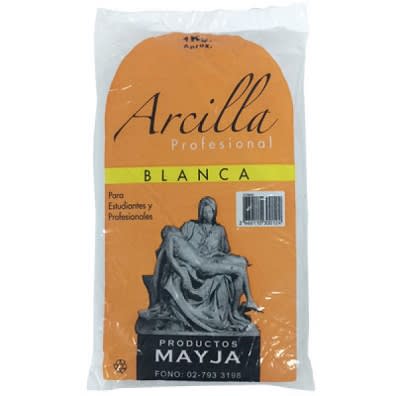 Arcilla 1Kg Blanca1