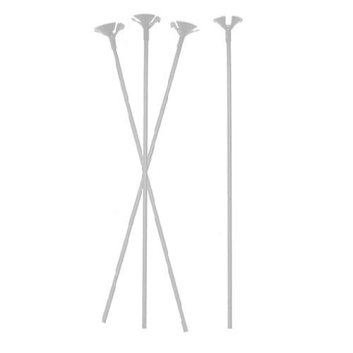 Varilla 10 Unidades Portaglobo Blanco 40Cm1