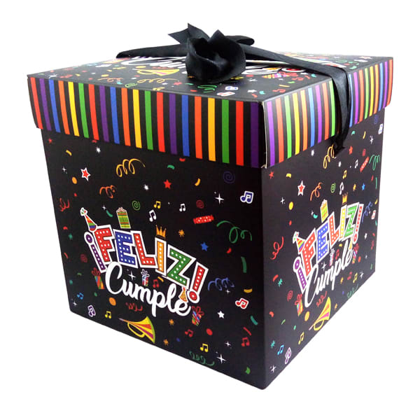 Caja De Regalo Armable 22x22x22 F.Cumplea¤os 1Un1
