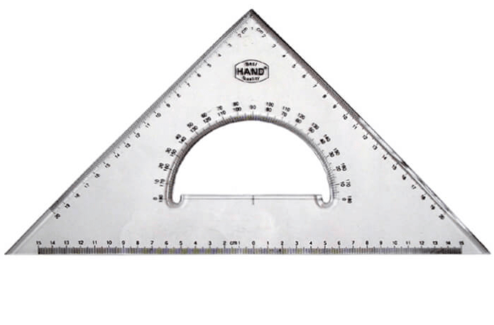 Escuadra C/Transp 35Cm 90-45-451