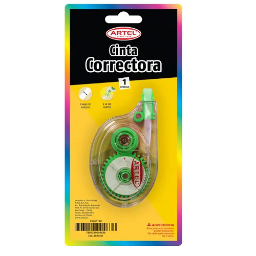 Corrector Cinta 5Mm 8Mt Artel1
