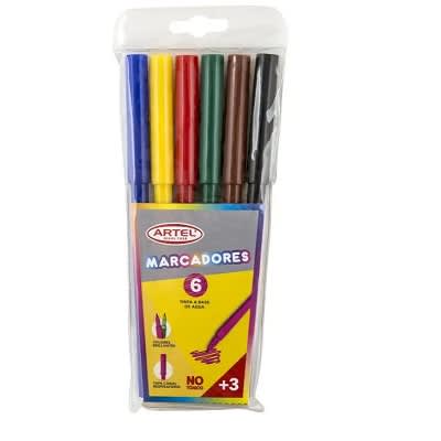 Lapiz Scripto 06 Colores Artel1