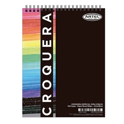 Croquera Carta 100Hj 21x28Cm Artel1