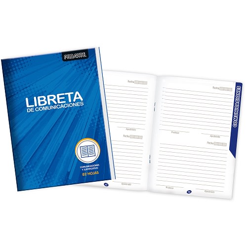 Libreta De Comunicaciones 82 Pag Proarte1