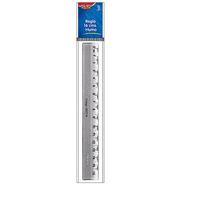 Regla 16Cm Plastica1
