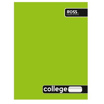 Cuaderno College Caligrafia Horizontal 80Hj Ross1