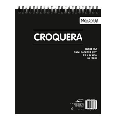 Croquera Carta Doble Faz 22x27Cm 50Hj 140Grs1