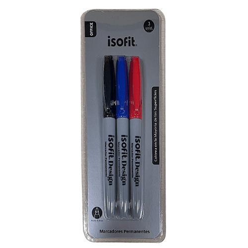 Marcador Punta Fina 03Un Ng/Rj/Az1