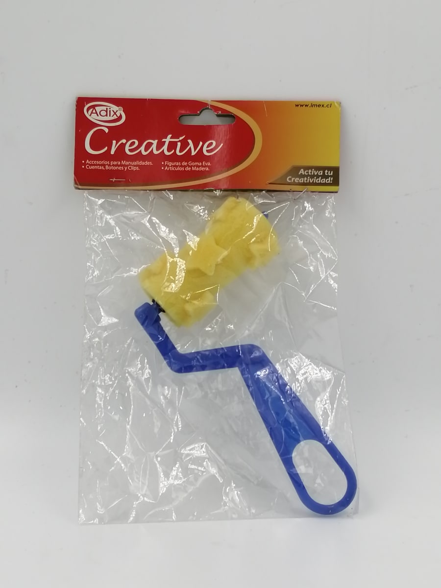 Rodillo Esponja Diseño Estrellas1