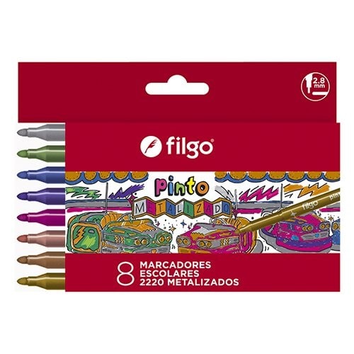 Marcadores Metalizados 8Un 2.8Mm1