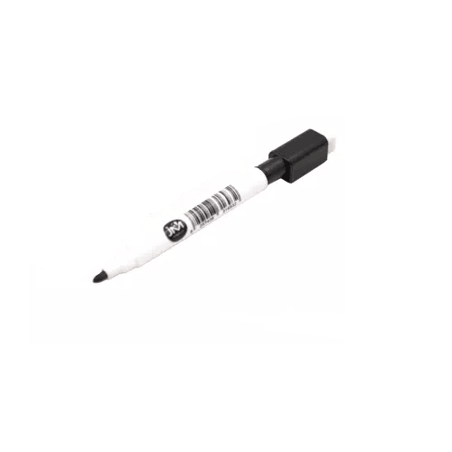 Marcador Pizarra Mini Con Borrador Negro1