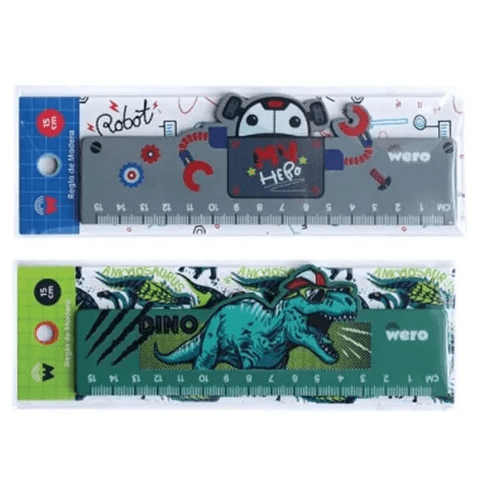 Regla Madera 15Cm My Ero Dinosaur1