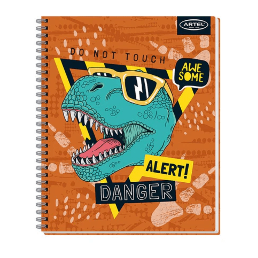 Cuaderno Universitario 7mm 100Hjs Dino Artel2