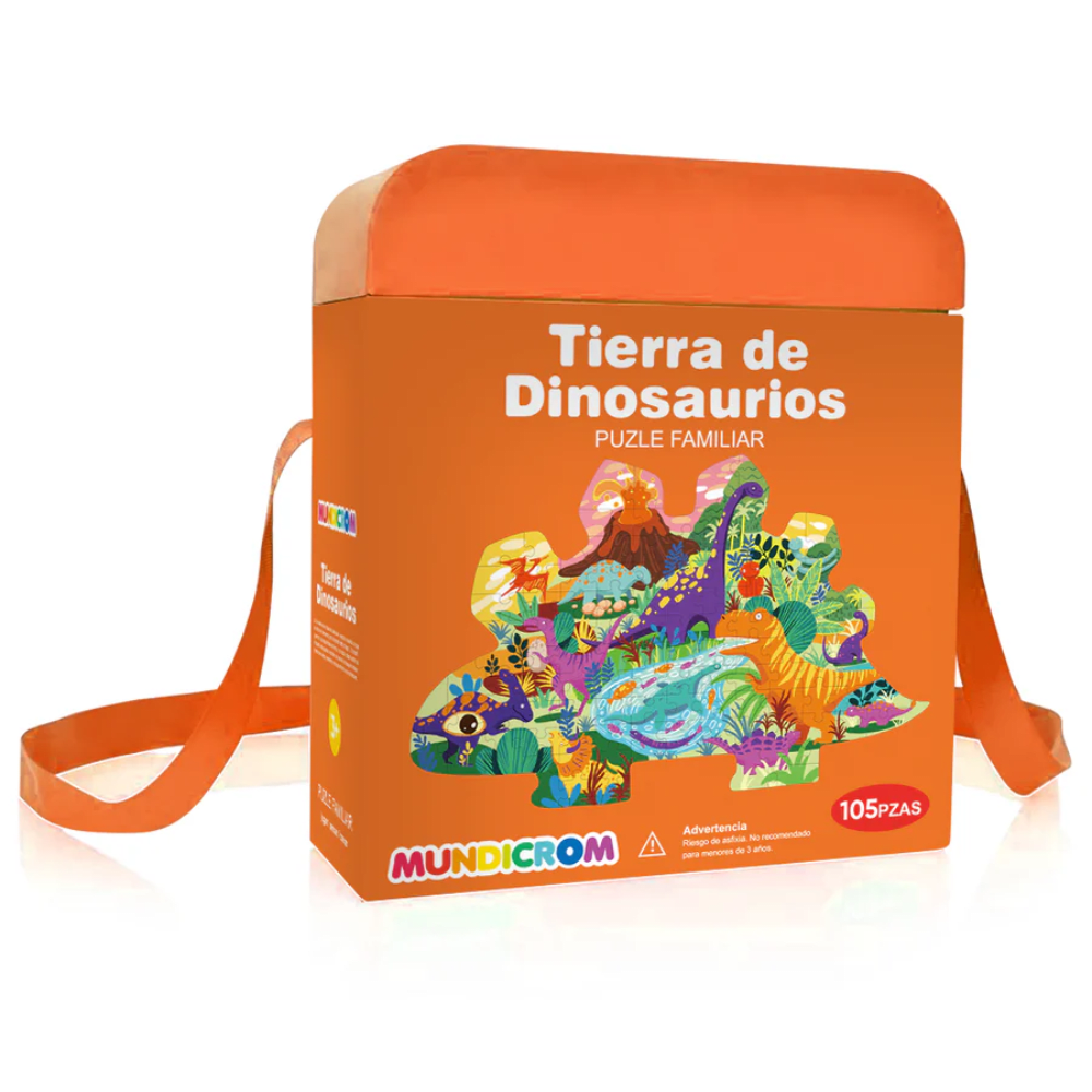 Puzzle 105 Pzas Tierra de Dinosaurios Mundicrom1