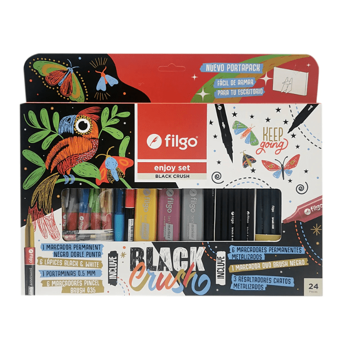 24 Lapices Enjoy Black Crush1