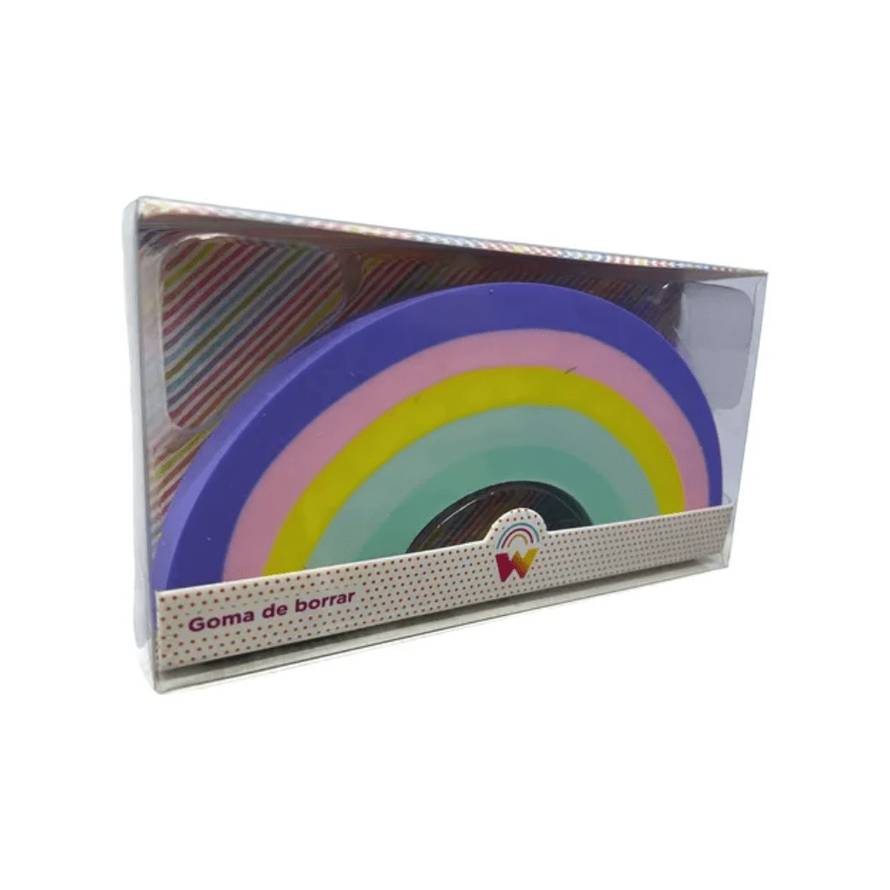 Goma de Borrar Gigante Arcoiris 11Cmx 5Cm Filgo2
