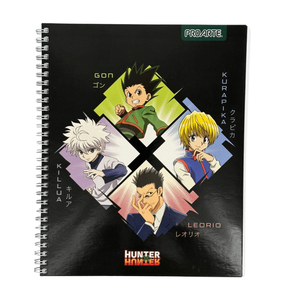 Cuaderno Universitario Mat 7mm 100Hjs HunterxHunter Proarte4