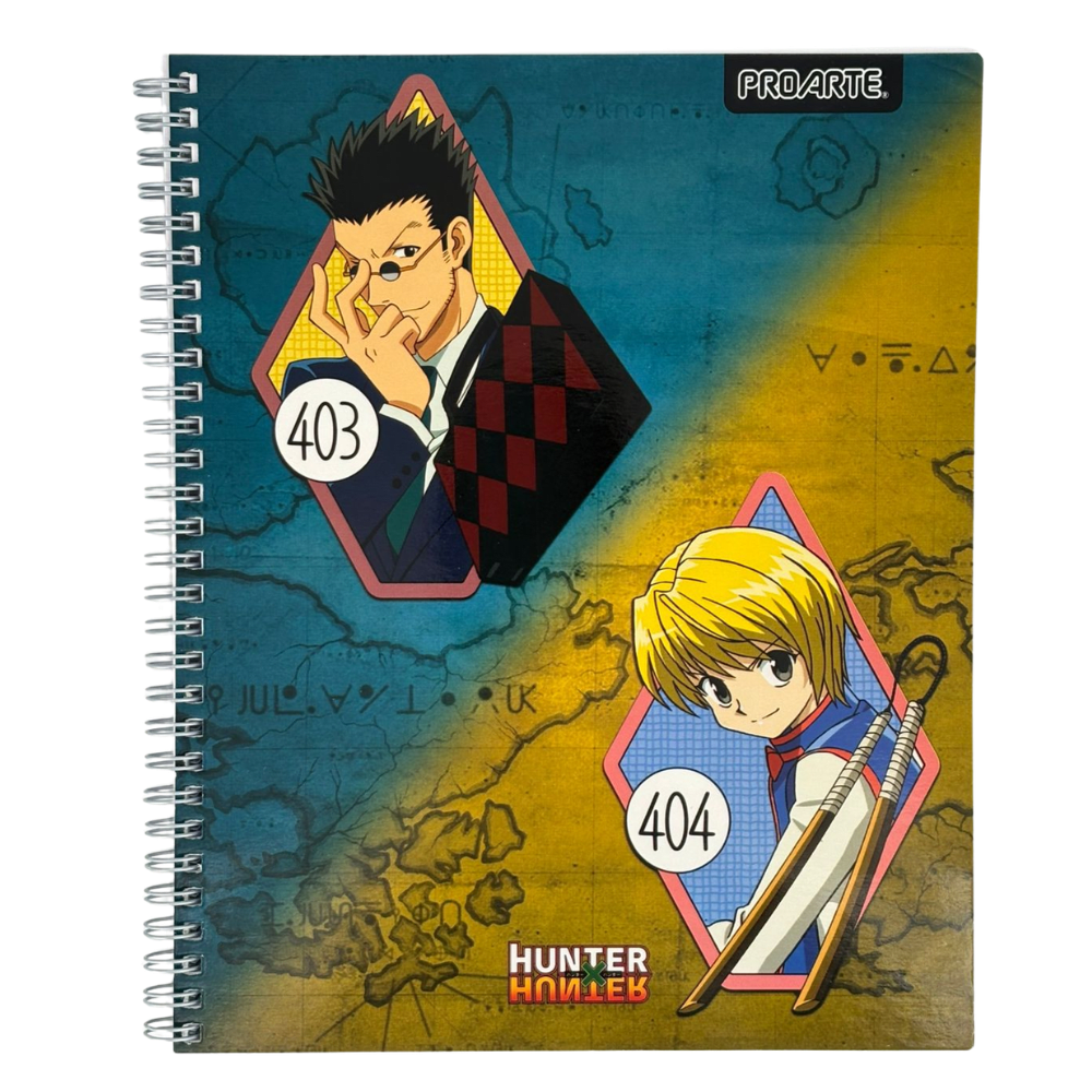 Cuaderno Universitario Mat 7mm 100Hjs HunterxHunter Proarte1